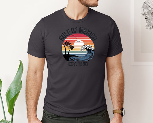 Gulf Of Mexico Sunset Graphic T-Shirt