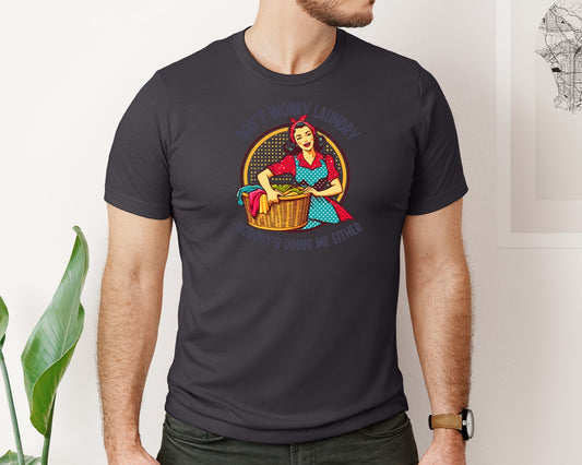 Dont Worry Laundry Trendy Vintage Graphic T-Shirt