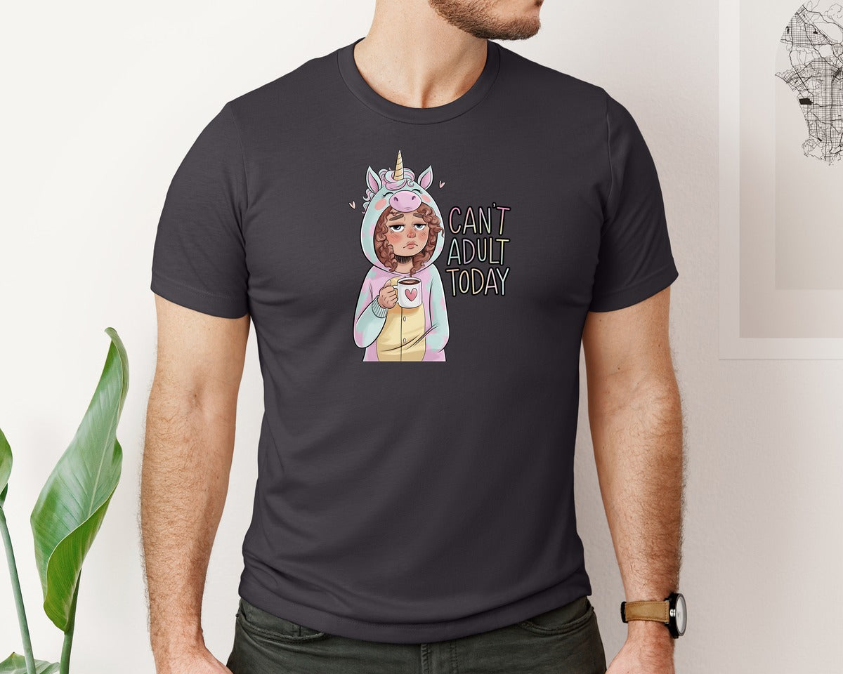 brand:Bella Canvas|color:Heather Dark Grey|Funny Sarcastic Vintage Girl Graphic T-Shirt