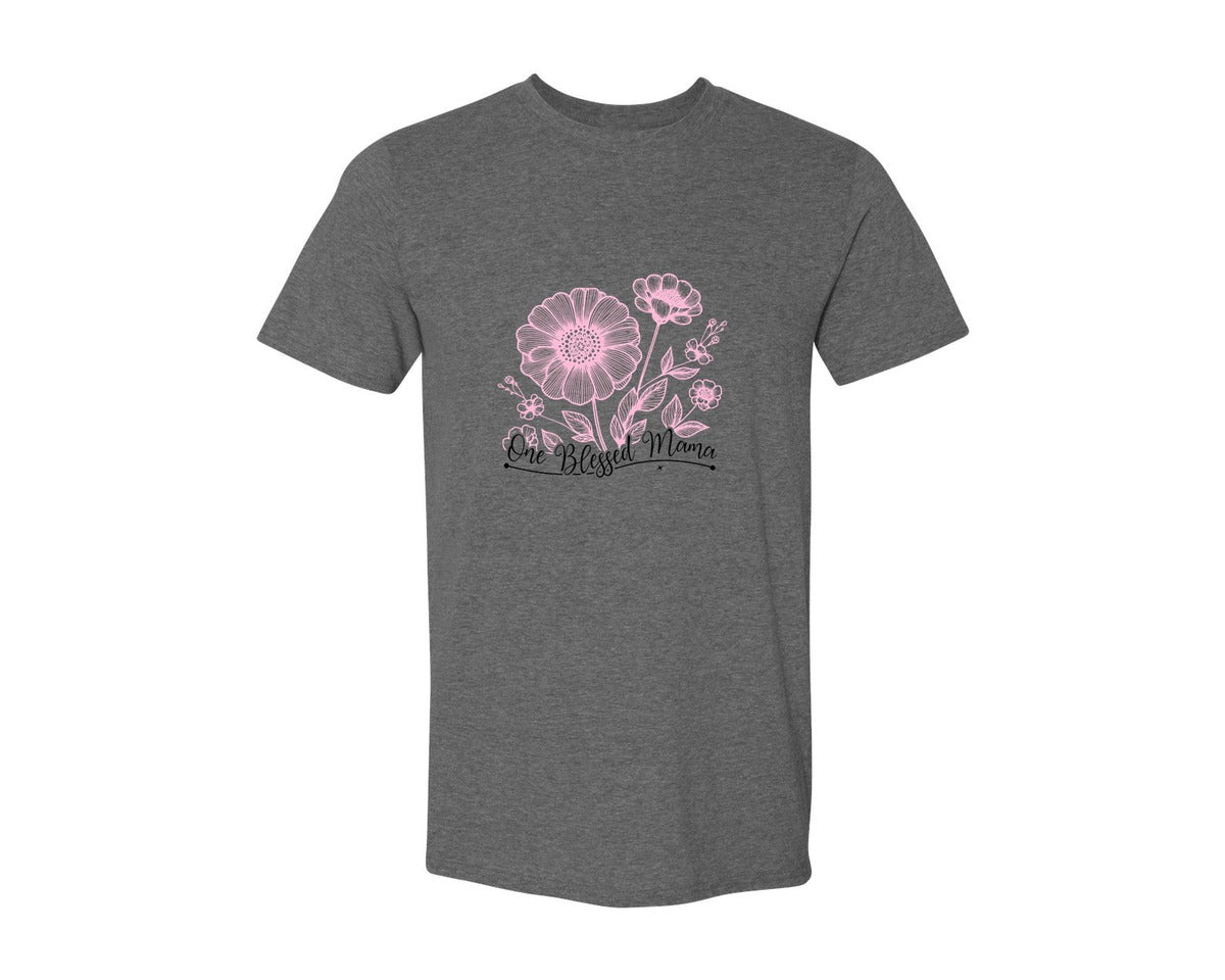 brand:Generic|color:Heather Dark Grey|Mothers Day Funny Mom Graphic T-Shirt