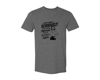brand:Generic|color:Heather Dark Grey|Vintage Funny Trendy Woman Shirt Design Graphic T-Shirt