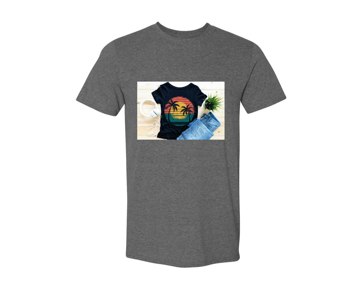 brand:Generic|color:Heather Dark Grey|Summer T Shirt 34 Graphic T-Shirt