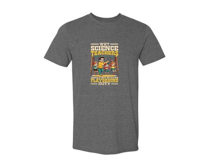 brand:Generic|color:Heather Dark Grey|Funny Science Teacher T Shirt Graphic T-Shirt