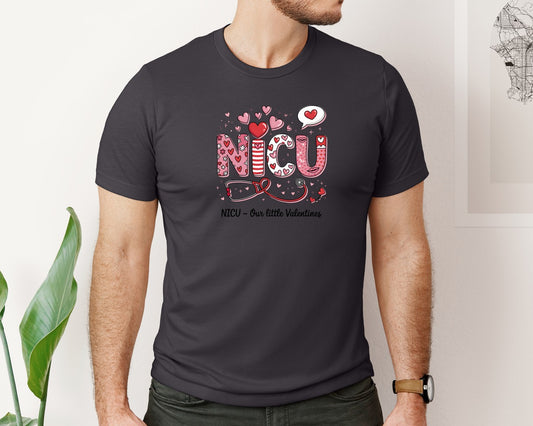 Nicu Nurse Valentine Tshirt Design 2 Graphic T-Shirt