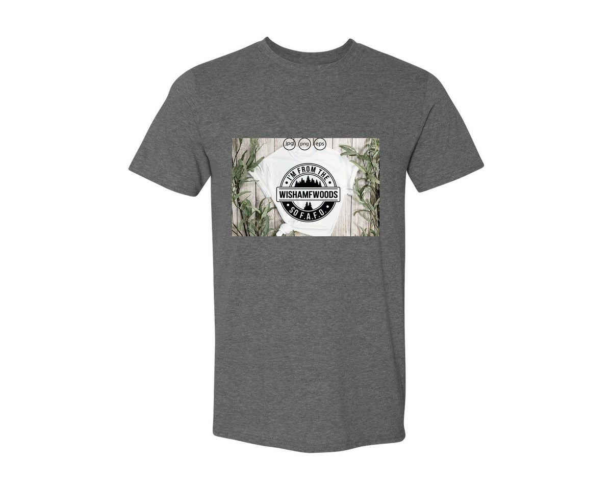 brand:Generic|color:Heather Dark Grey|Im From The Wishamfwoods So Fafo 2 Graphic T-Shirt
