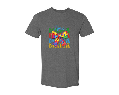 brand:Generic|color:Heather Dark Grey|Autism Awareness Autism Graphic T-Shirt