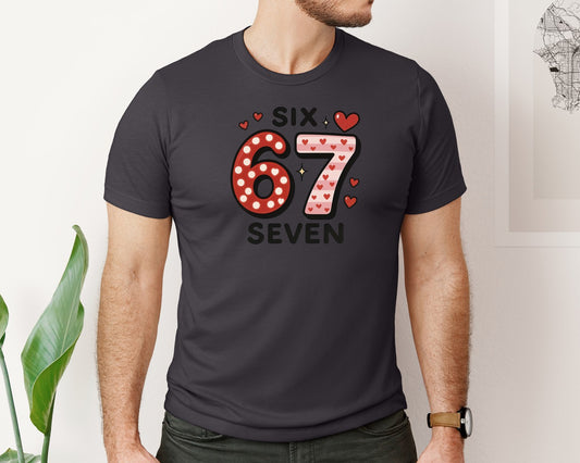 Six Seven Valentine Graphic T-Shirt