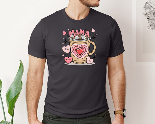 Mama Mini Valentines Valentines Sub Graphic T-Shirt