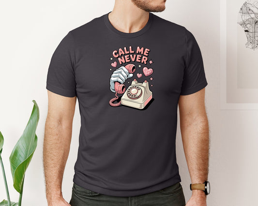Funny Retro Phone Graphic T-Shirt