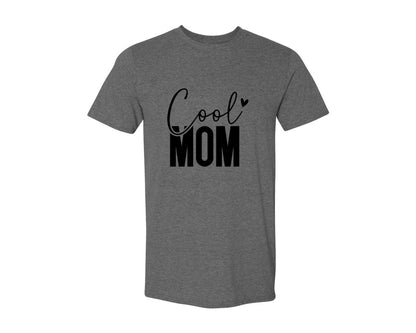 brand:Generic|color:Heather Dark Grey|Cool Mom Funny Mom Mama Graphic T-Shirt