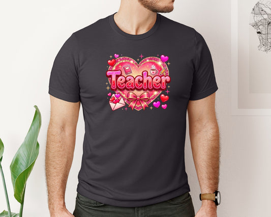 Valentine Heart Valentines Day 9 Graphic T-Shirt