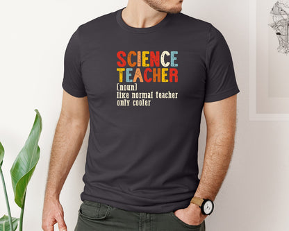 brand:Bella Canvas|color:Heather Dark Grey|Funny Science Teacher T Shirt 2 Graphic T-Shirt