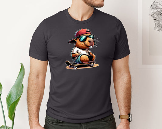 Capybara Dabbing Illustration T Shirt 6 Graphic T-Shirt