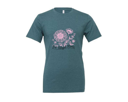 brand:Generic|color:Heather Deep Teal|Mothers Day Funny Mom Graphic T-Shirt