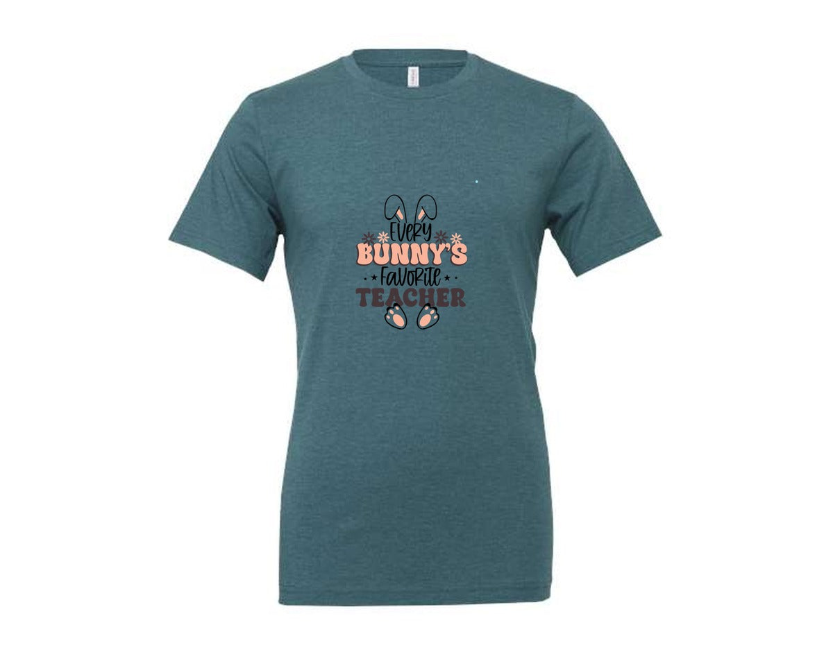 brand:Generic|color:Heather Deep Teal|Easter Day T Shirt Design 4 Graphic T-Shirt