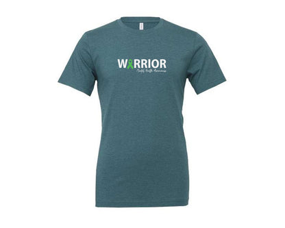 brand:Generic|color:Heather Deep Teal|Mental Health Awareness Green Ribbon T S 2 Graphic T-Shirt