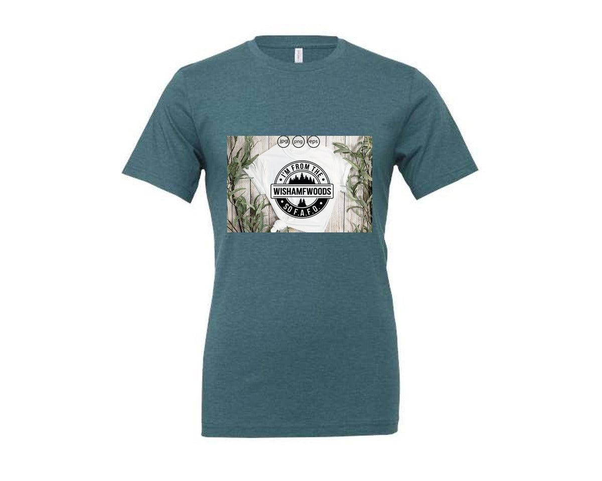 brand:Generic|color:Heather Deep Teal|Im From The Wishamfwoods So Fafo 2 Graphic T-Shirt