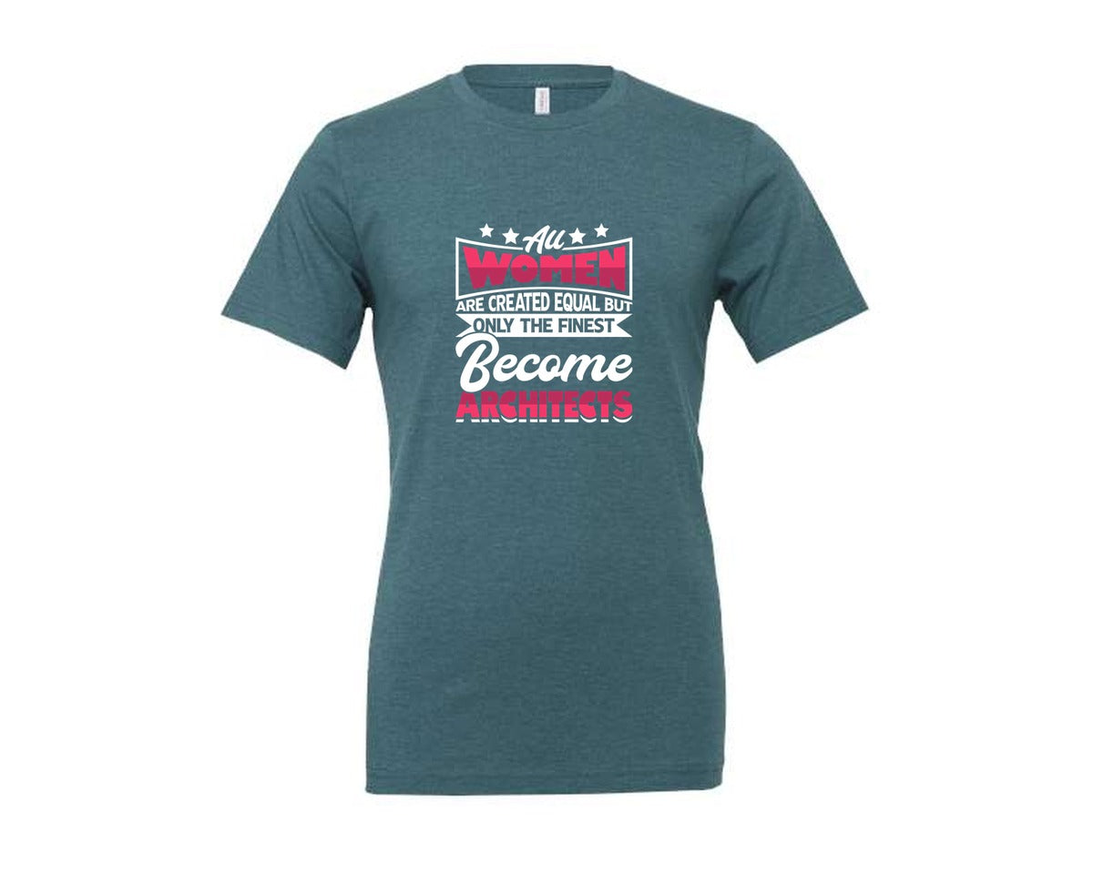 brand:Generic|color:Heather Deep Teal|Architect Architecture T Shirt Design 161 Graphic T-Shirt