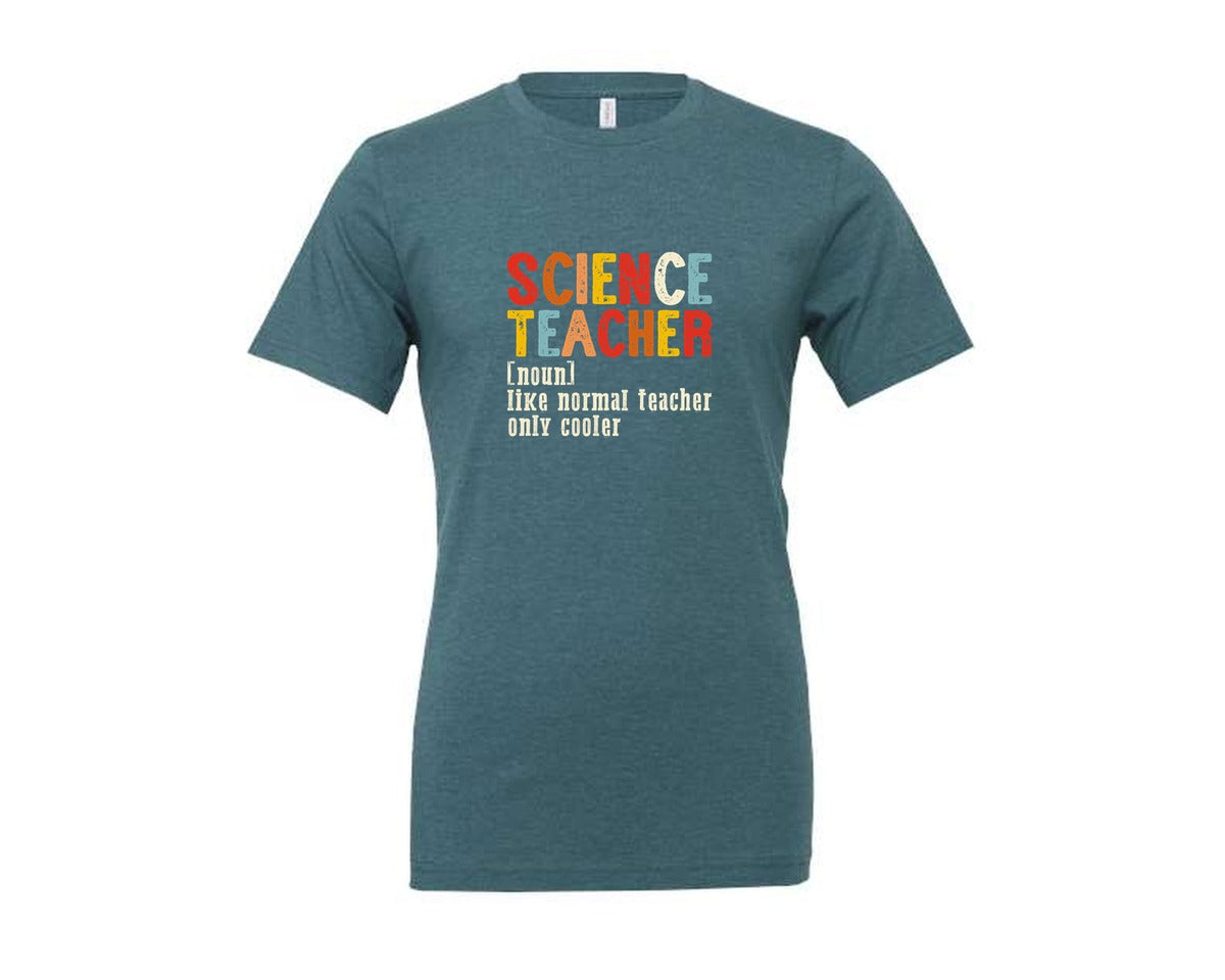 brand:Generic|color:Heather Deep Teal|Funny Science Teacher T Shirt 2 Graphic T-Shirt