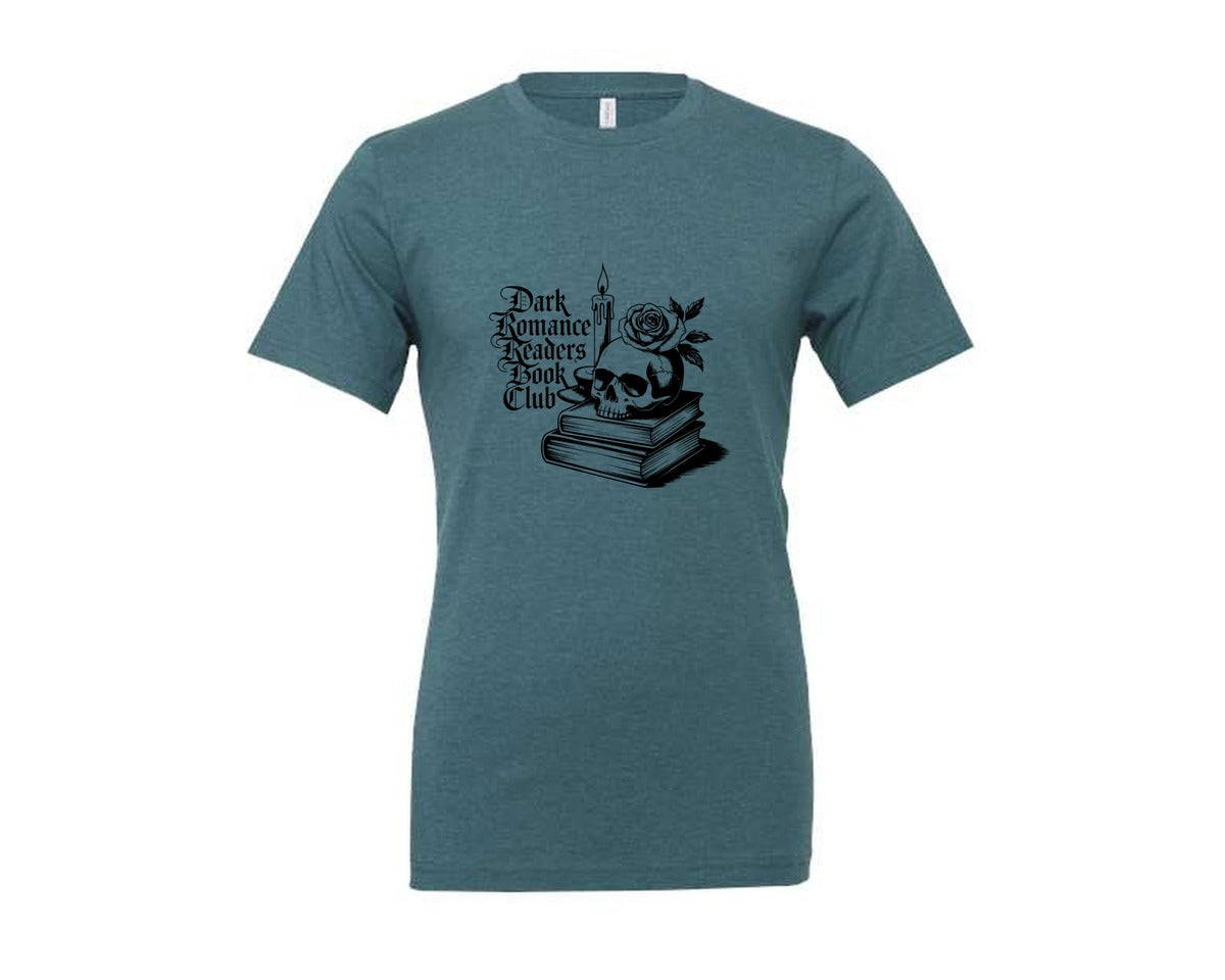 brand:Generic|color:Heather Deep Teal|Dark Romance Readers Book Club T Shi Graphic T-Shirt