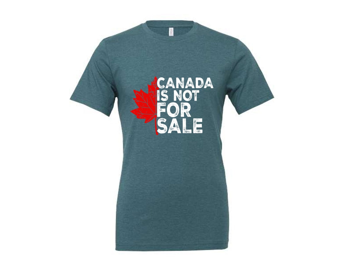brand:Generic|color:Heather Deep Teal|Canada Not For Sale Svgnot For Sale Graphic T-Shirt