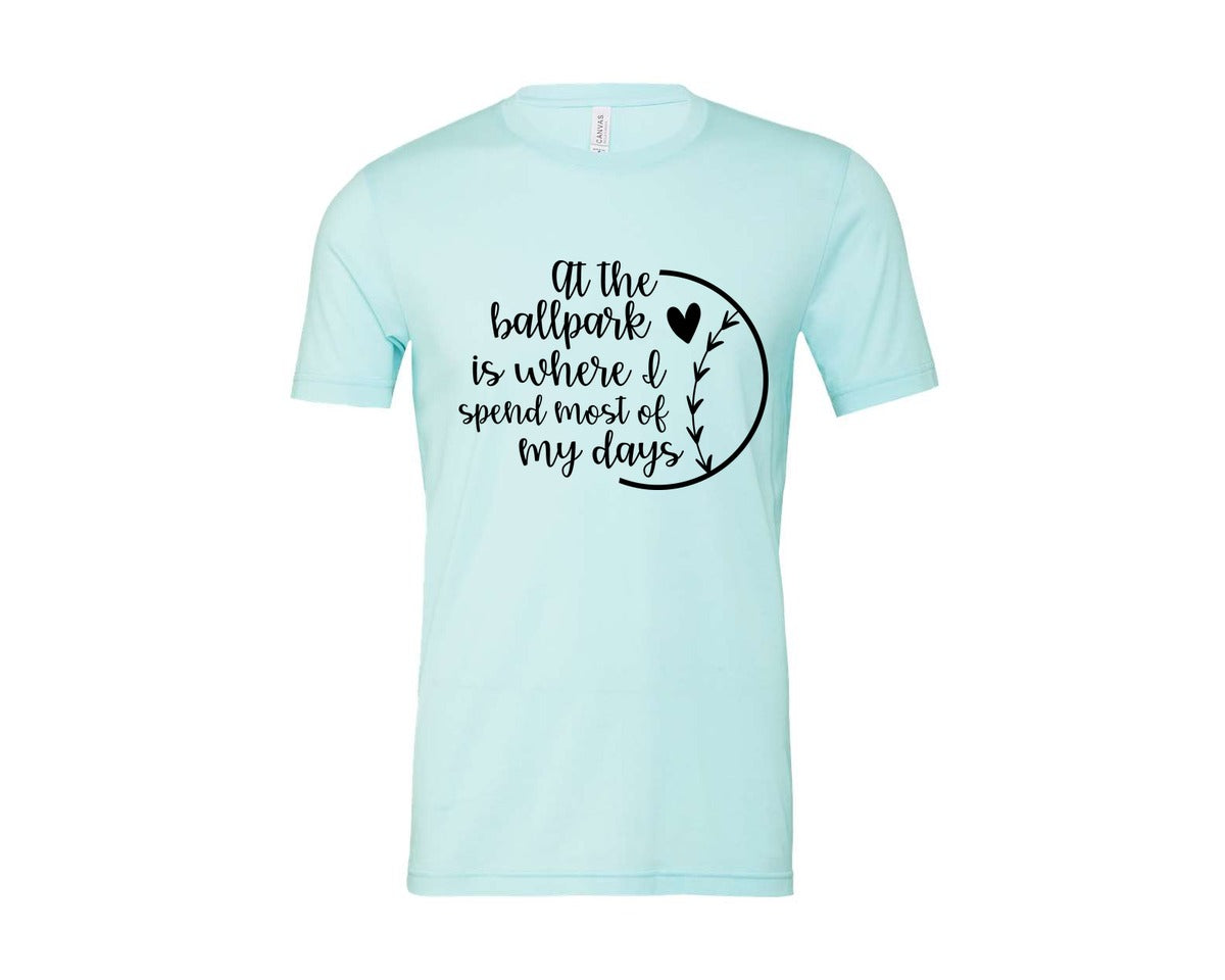 brand:Bella Canvas|color:Heather Ice Blue|Baseball Mom Softball Mom 2 Graphic T-Shirt
