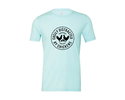 brand:Bella Canvas|color:Heather Ice Blue|Dont Ruffle My Feathers T Shirt Design 2 Graphic T-Shirt