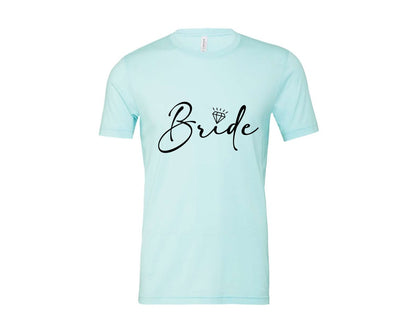brand:Bella Canvas|color:Heather Ice Blue|Bride Wedding Bridal Party 2 Graphic T-Shirt