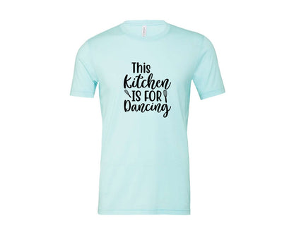 brand:Bella Canvas|color:Heather Ice Blue|Home Cooking Funny Kitchen T Shirt Graphic T-Shirt