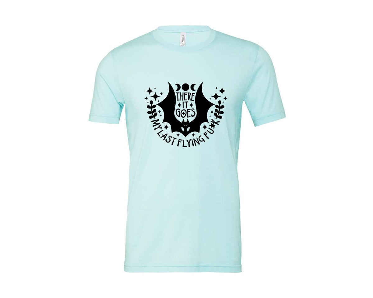 brand:Bella Canvas|color:Heather Ice Blue|There It Goes My Last Flying Fck 3 Graphic T-Shirt