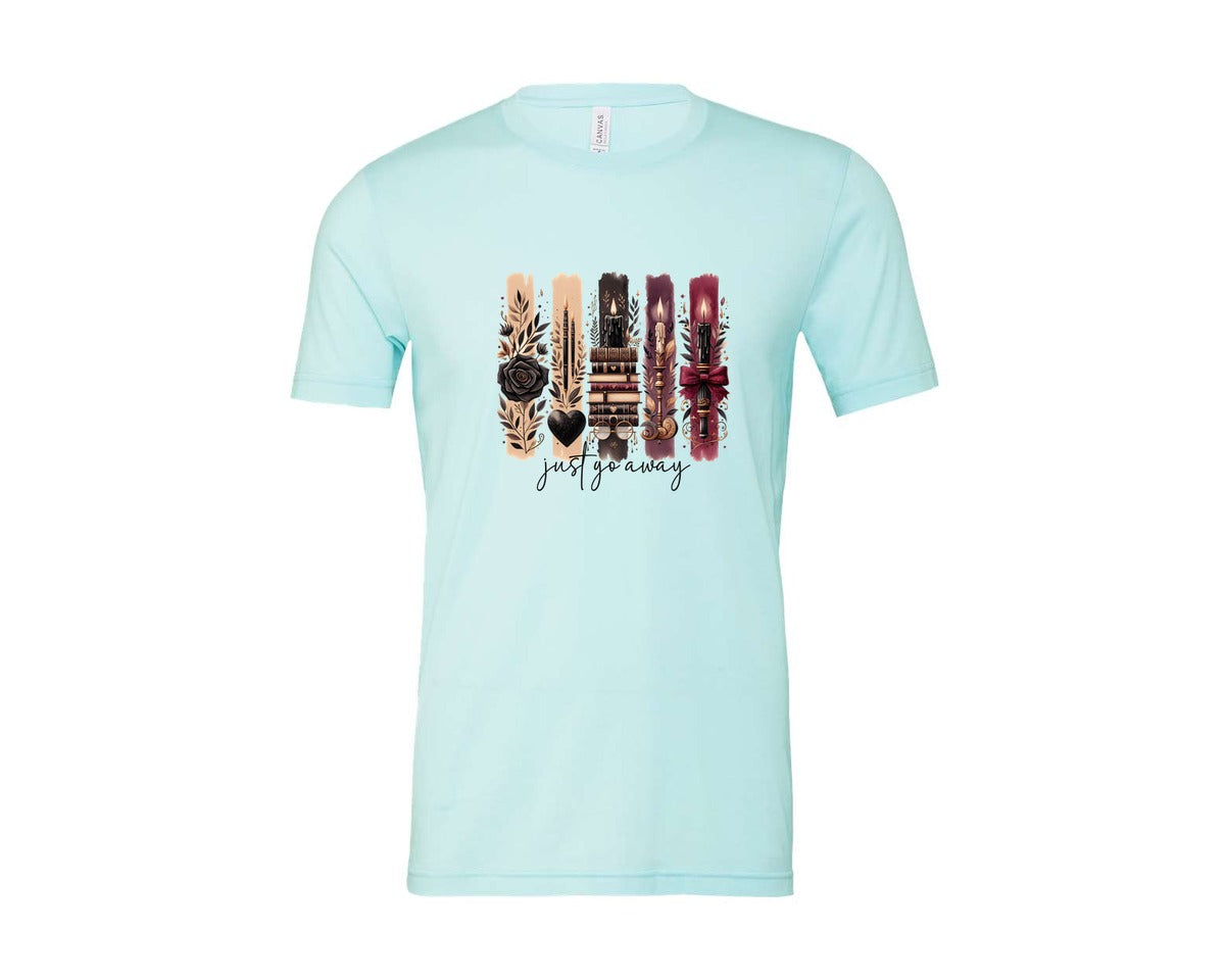 brand:Bella Canvas|color:Heather Ice Blue|Bookish Book Lover Reading Booktok 2 Graphic T-Shirt