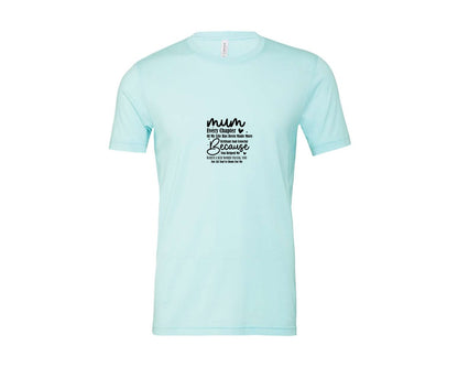 brand:Bella Canvas|color:Heather Ice Blue|Mothers Day Design Mum Design 2 Graphic T-Shirt