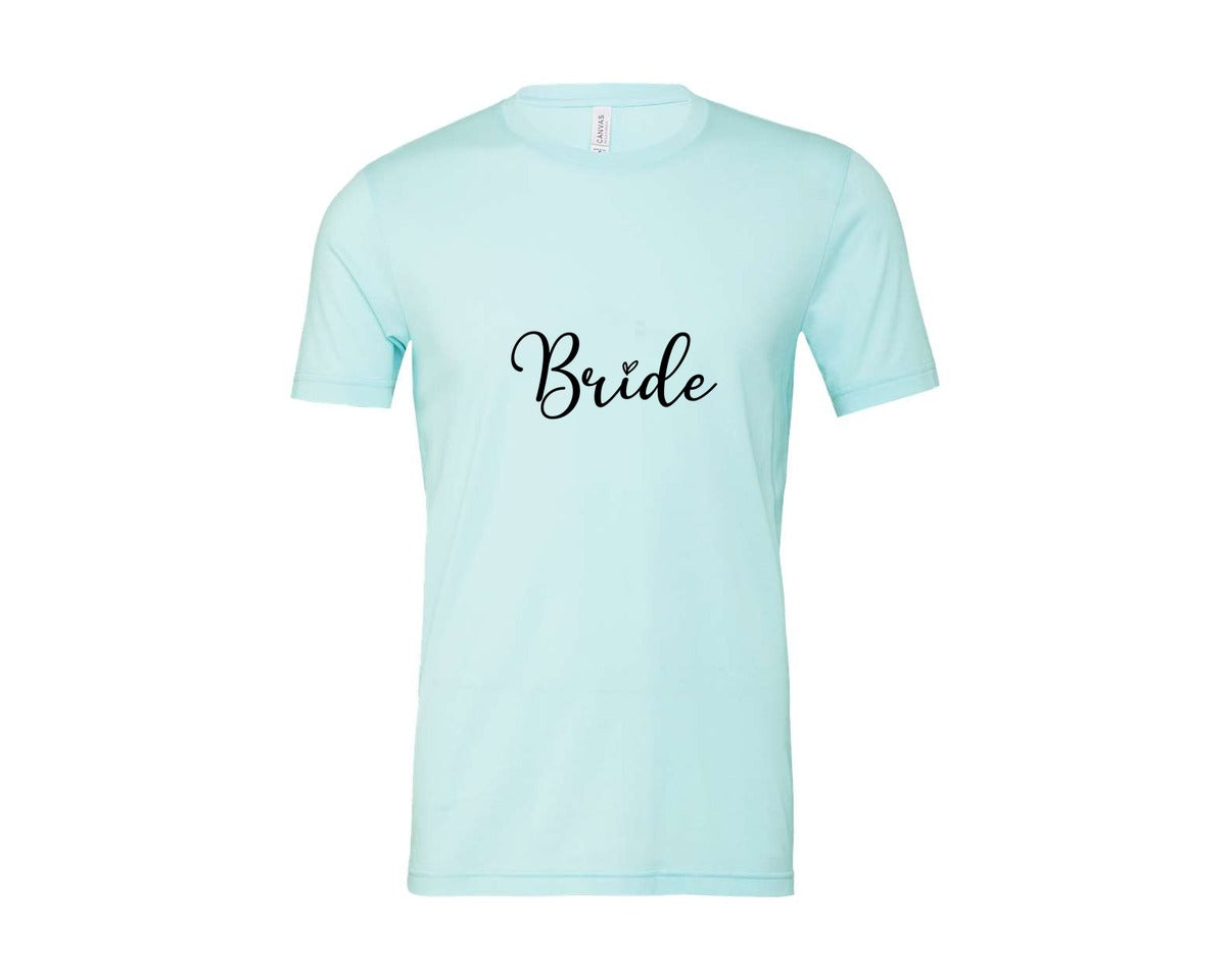 brand:Bella Canvas|color:Heather Ice Blue|Bride Wedding 2 Graphic T-Shirt