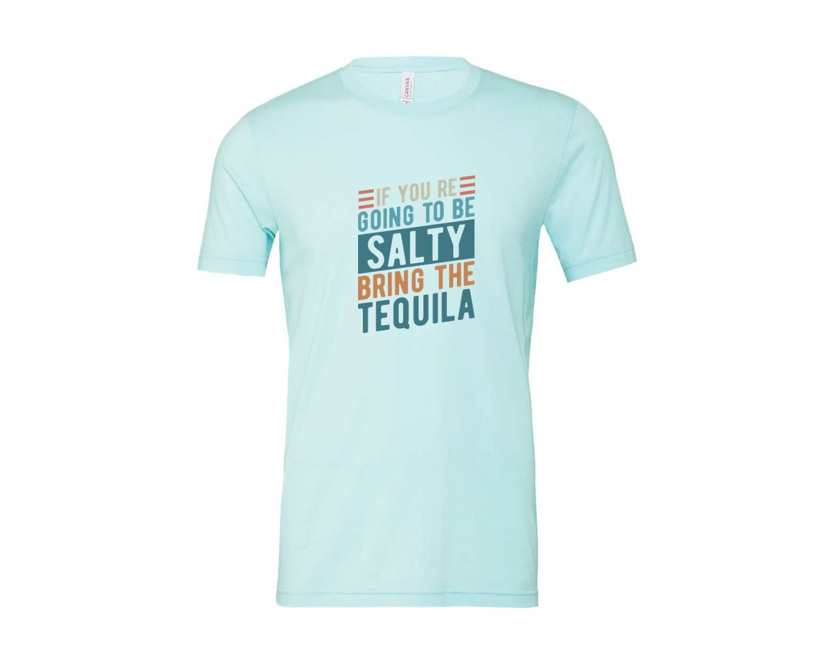 brand:Bella Canvas|color:Heather Ice Blue|If Youre Going To Be Salty Bring The Te 3 Graphic T-Shirt
