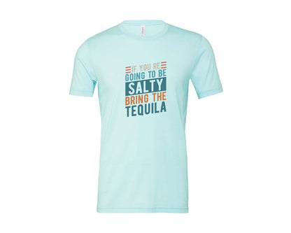 brand:Bella Canvas|color:Heather Ice Blue|If Youre Going To Be Salty Bring The Te 3 Graphic T-Shirt