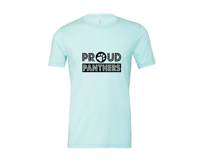 brand:Bella Canvas|color:Heather Ice Blue|Panthers 4 In 1 Pack Graphic T-Shirt