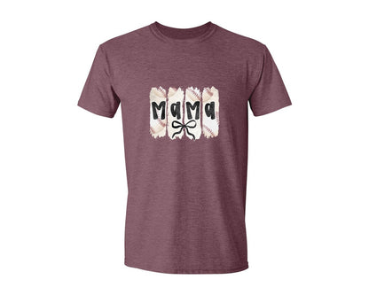 brand:Generic|color:Heather Maroon|Coquette Baseball Mama 2 Graphic T-Shirt