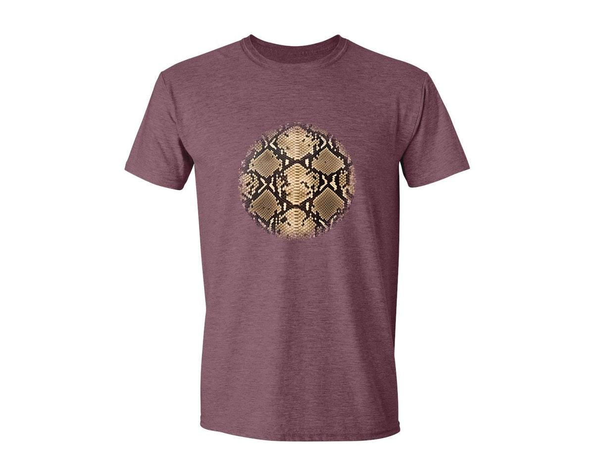 brand:Generic|color:Heather Maroon|Animal Print Round Tshirt 38 Graphic T-Shirt