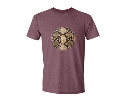 brand:Generic|color:Heather Maroon|Animal Print Round Tshirt 38 Graphic T-Shirt