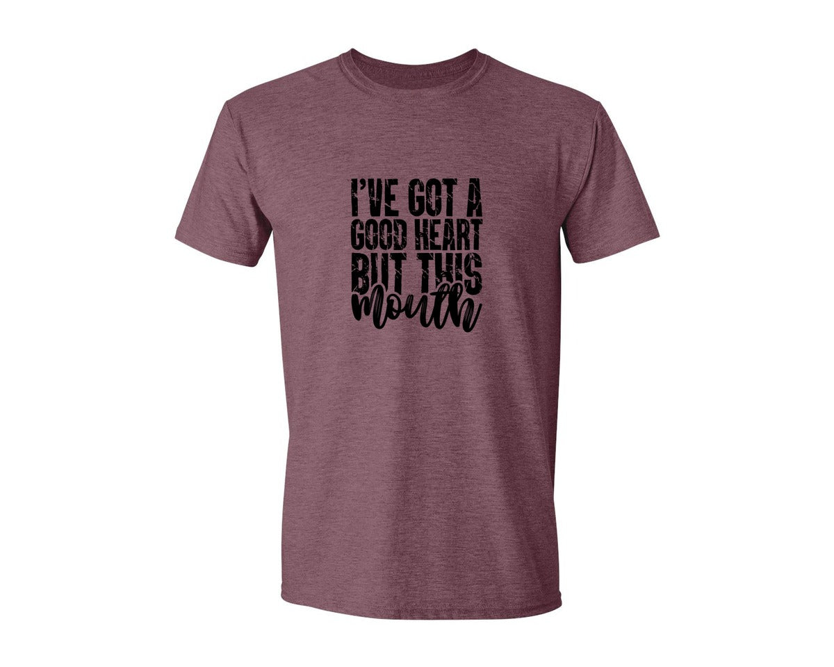 brand:Generic|color:Heather Maroon|Sarcastic Quotes Funny Graphic T-Shirt