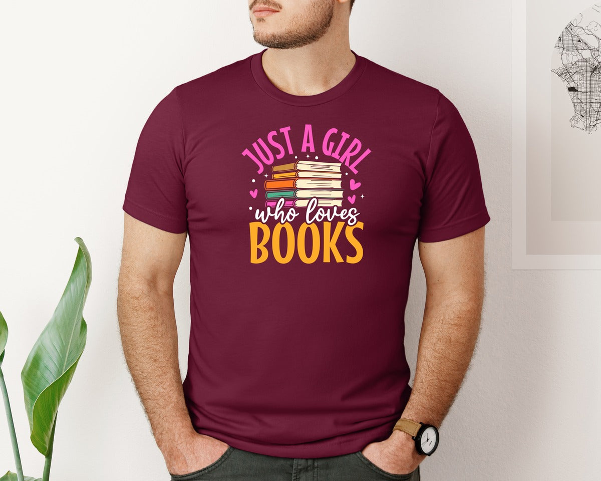 brand:Bella Canvas|color:Heather Maroon|Reading T Shirt Design 6 Graphic T-Shirt