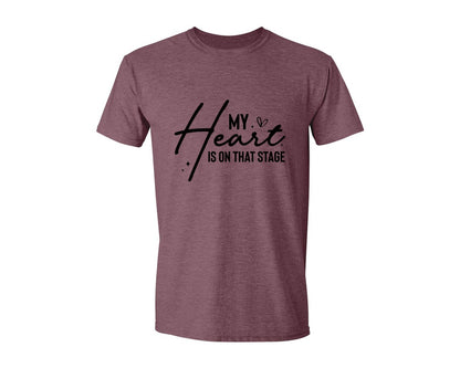 brand:Generic|color:Heather Maroon|Dance Mom Sleeve Svgmom Svgmom T Shirt Graphic T-Shirt