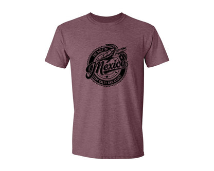 brand:Generic|color:Heather Maroon|Gulf Of Mexico Turtle Beach Graphic T-Shirt