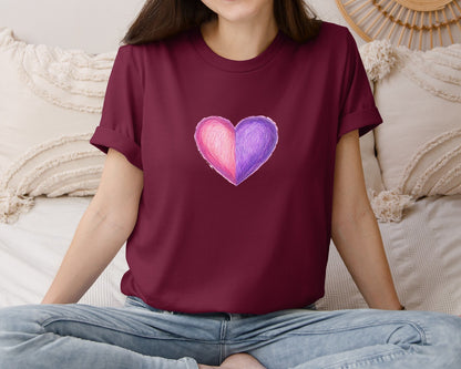 brand:Bella Canvas|color:Heather Maroon|Fear Not For I Am With You Pngcross Graphic T-Shirt