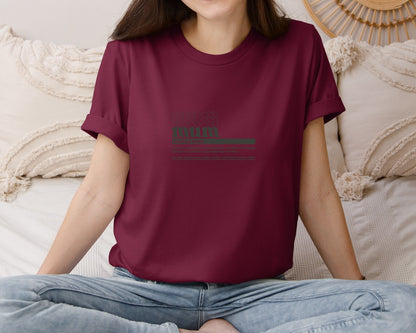 brand:Bella Canvas|color:Heather Maroon|Mother Mum Funny Definition Graphic T-Shirt