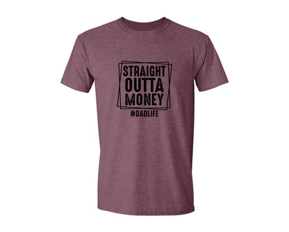 brand:Generic|color:Heather Maroon|Dad Fathers Day 5 Graphic T-Shirt