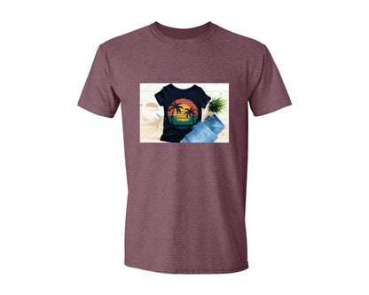brand:Generic|color:Heather Maroon|Summer T Shirt 34 Graphic T-Shirt