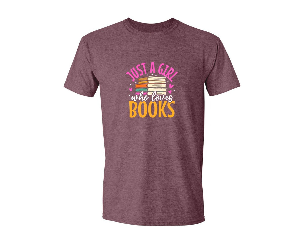 brand:Generic|color:Heather Maroon|Reading T Shirt Design 6 Graphic T-Shirt