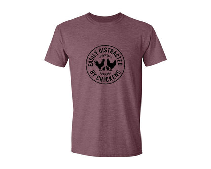 brand:Generic|color:Heather Maroon|Dont Ruffle My Feathers T Shirt Design 2 Graphic T-Shirt