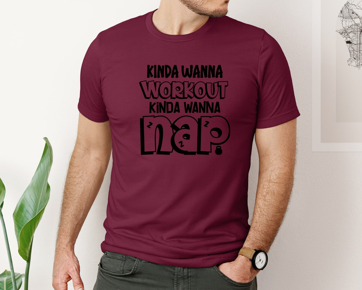 brand:Bella Canvas|color:Heather Maroon|Workout Gym Tank Exercise Graphic T-Shirt